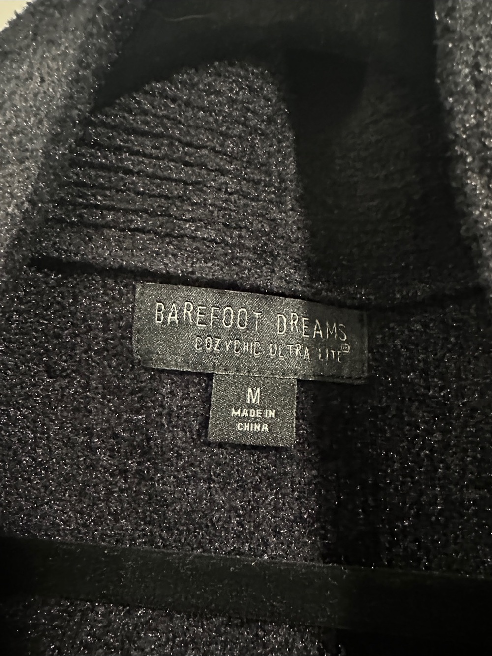 Barefoot Dreams Charcoal Open-Front Long Knit Vest - Picture 2 of 3